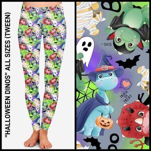 Cute Dinos Halloween Leggings - Custom